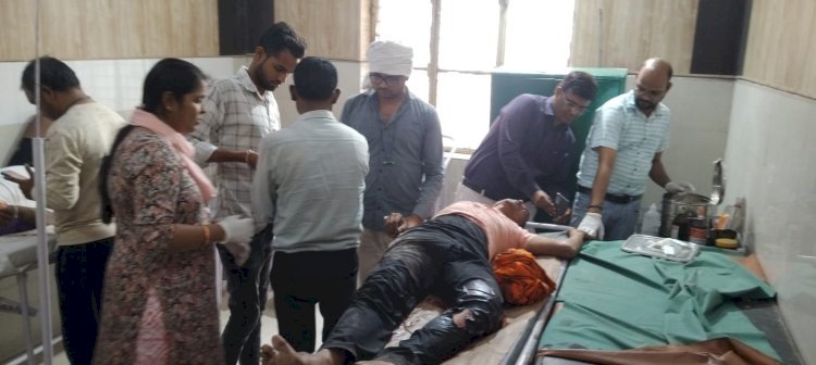 रायबरेली-कार की टक्कर से बाइक सवार गंभीर रूप से घायल