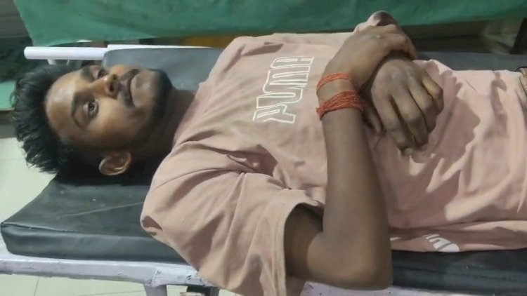 रायबरेली-अज्ञात वाहन की टक्कर से बाइक सवार युवक घायल, हालत गंभीर
