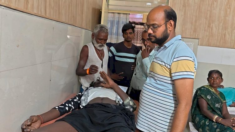 रायबरेली आटो व बाइक के टक्कर में बाइक सवार घायल, हालत गंभीर