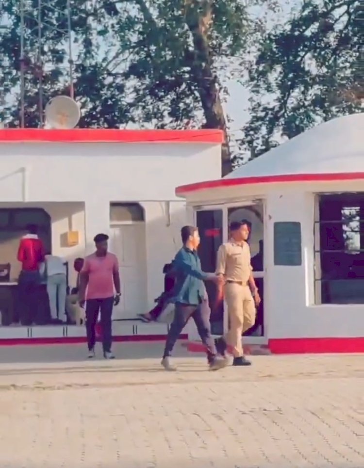 रायबरेली: डलमऊ थाने के अंदर रील बनाने का वीडियो वायरल, आपत्तिजनक डायलॉग से उठे सवाल