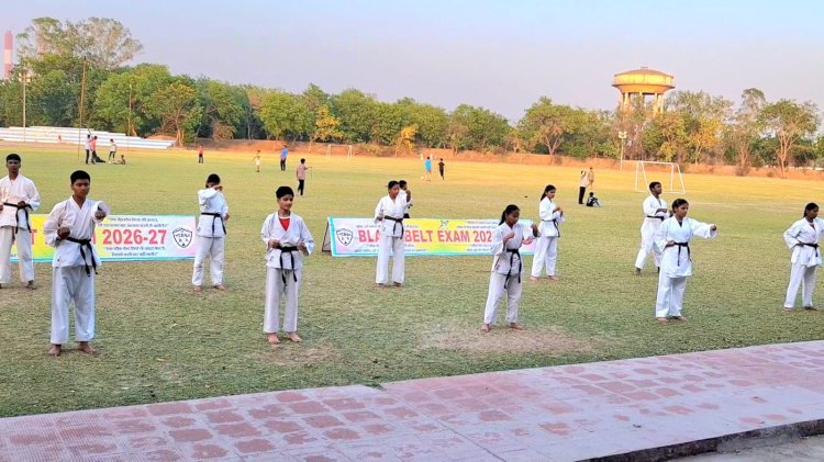 रायबरेली कराटे ब्लैक बेल्ट का परिणाम हुआ घोषित, 10 बच्चों ने पास की कराटे ब्लैक बेल्ट की परीक्षा