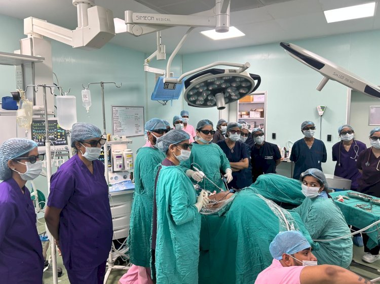 एम्स रायबरेली ने सर्जिकल कौशल को बेहतर बनाने के लिए लाइव लैप्रोस्कोपिक सर्जरी कार्यशाला की आयोजित