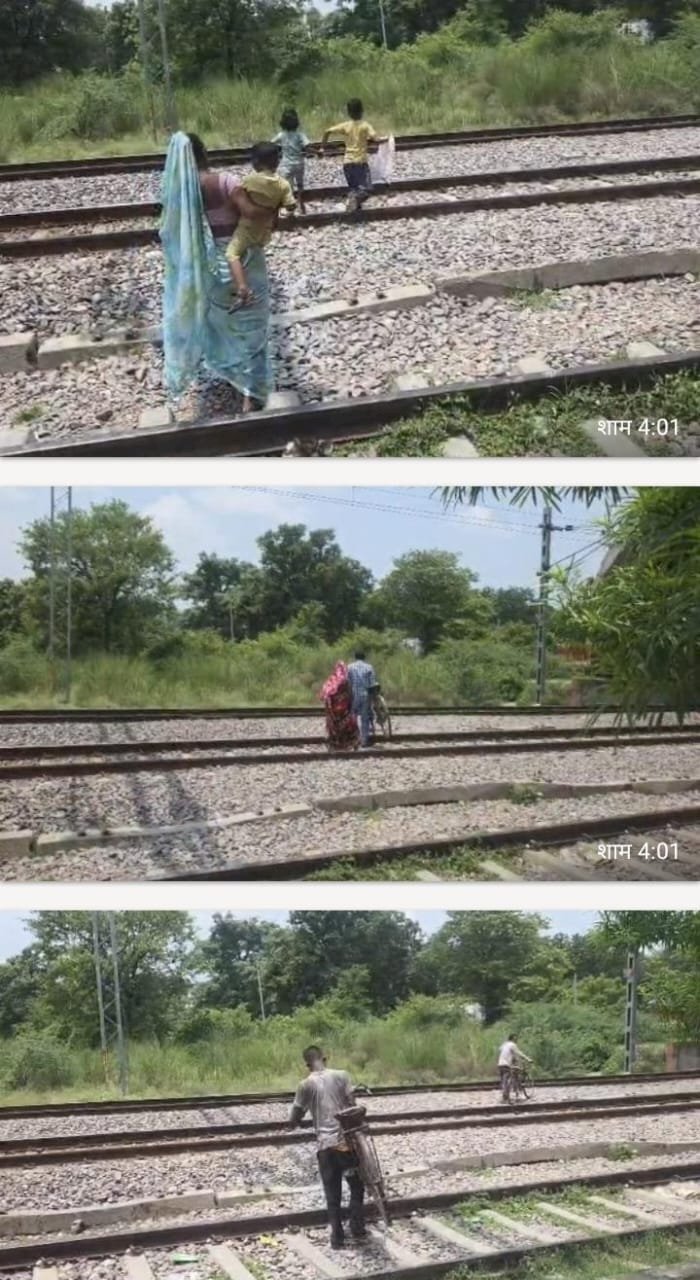 रायबरेली रेलवे विभाग की घोर लापरवाही दे रही है किसी बड़ी दुर्घटना को दावत, वीडियो कैमरे में हुआ कैद