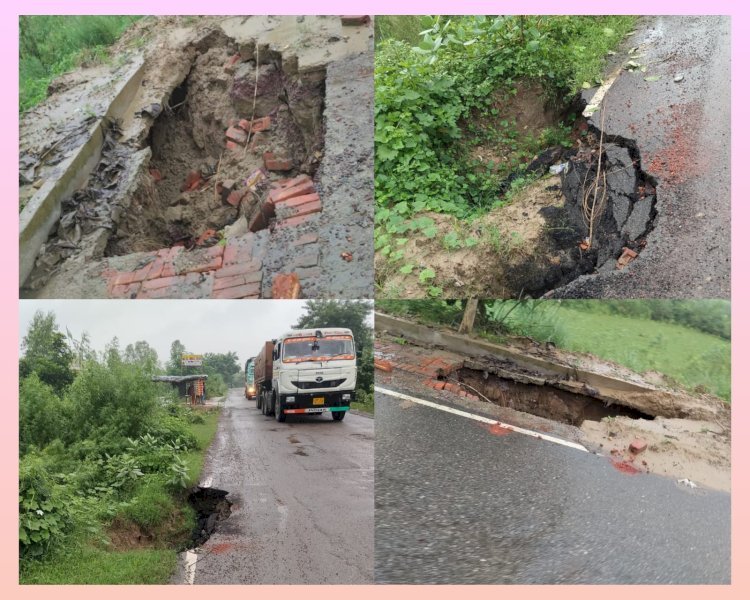 रायबरेली 70 से 80 छोटे-बड़े गड्ढों में तब्दील हुआ 7 से 8 किलोमीटर का मार्ग, आए दिन राहगीर हो रहे हैं दुर्घटना का शिकार