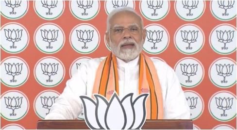 भाजपा ने विपक्ष को विकास की बात करने के लिए किया मजबूर – PM Modi