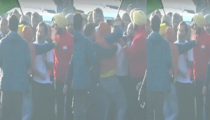 राहुल की सुरक्षा में बड़ी चूंक, पंजाब में भारत जोड़ो यात्रा के दौरान शख्स ने सुरक्षा घेरे में लगाईं सेंध
