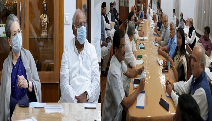 कांग्रेस अध्यक्ष मल्लिकार्जुन खड़गे के आवास पर बैठक, इन 14 दलों के विपक्षी नेता हुए शामिल…