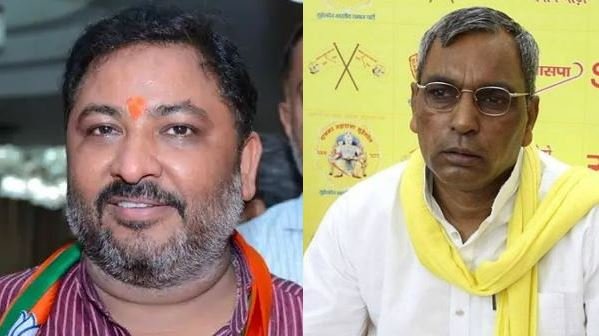 ओपी राजभर के घर पहुंचे परिवहन मंत्री दयाशंकर सिंह, गठबंधन के सवालों का दिया खुल कर जवाब